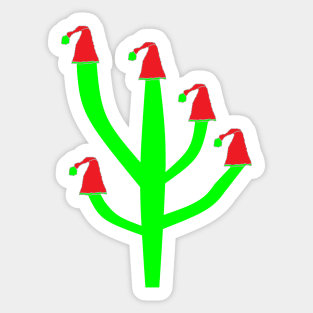 Christmas Tree Cactus Sticker